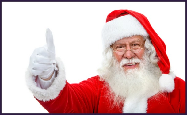 Thumbs up Santa