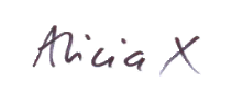 Alicia signature