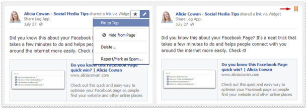 How to pin post a post in Facebook
