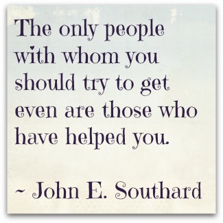 help quote by John E Stouthard