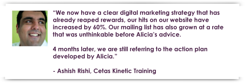 Ashish Rishi on Alicia Cowan